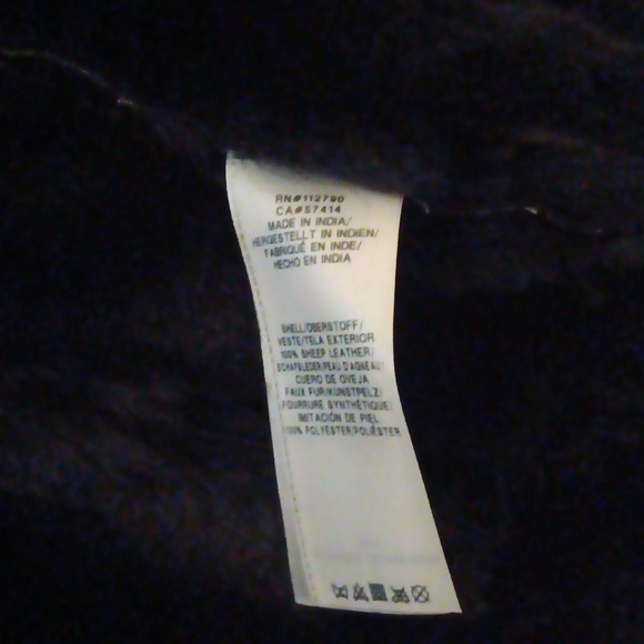 NWOT Beautiful suede shearling jacket True Religion - Picture 10 of 13